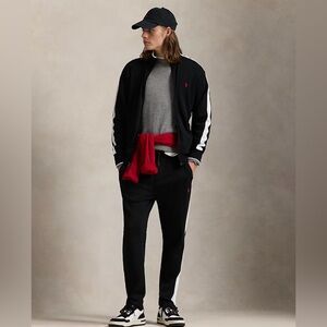 Polo Ralph Lauren Mens 2XL TALL Interlock Tracksuit Sweatsuit Jacket Pant Set
